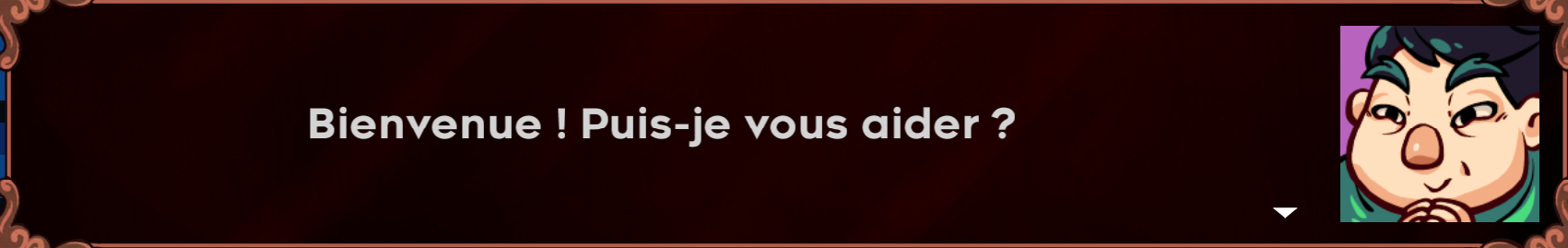 Premier dialogue avec Mr.Oshiro