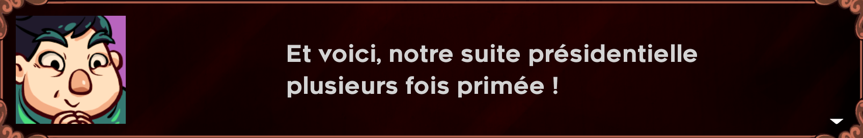 Dialogue avec Mr.Oshiro et Badeline