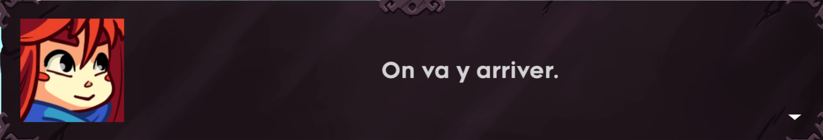 Premier dialogue avec Badeline